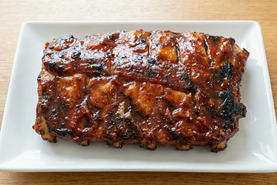 Baby Back Ribs Recipe by Sweet Basil Catering NYC.