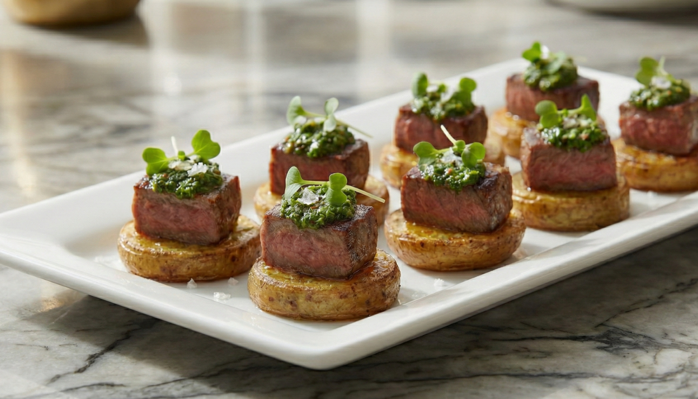 Chimichurri Steak & Potato Bites Recipe