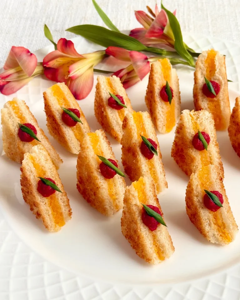 Grilled Cheese Bites by Sweet Basil Catering NYC